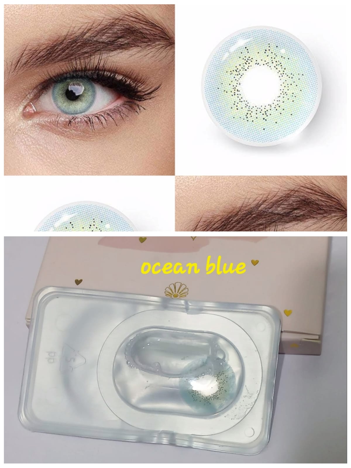 Oceanic Blue Cosmetic Lens